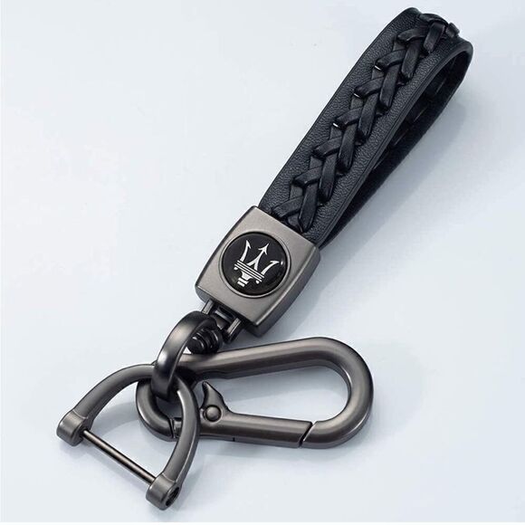 Black Maserati key chain  - Picture 1 of 5